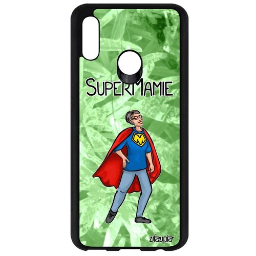 фото Чехол для мобильного huawei p smart 2019, "супербабуля" комикс бабуля utaupia