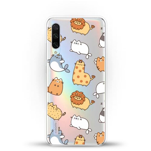 фото Силиконовый чехол котики на xiaomi mi a3 andy & paul