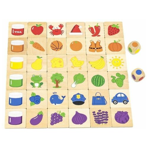 Головоломка Viga Изучаем цвета в коробке 44505 1478₽