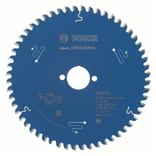 фото Пильный диск bosch expert for aluminium 190x30x2.6/1.6x56t 2608644102