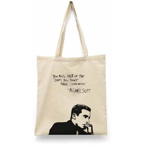 фото Сумка шоппер каждому своё, бежевый