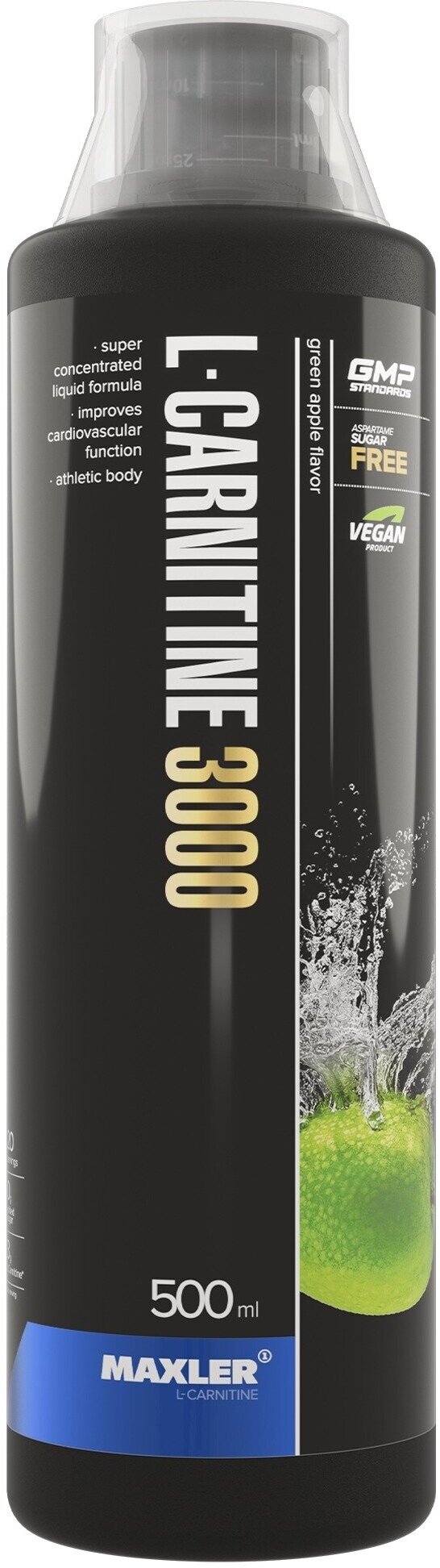 Макслер Л-карнитин 3000 флакон 25 мл 7 шт Абрикос-Манго ГТИ ГмбХ - фото №4