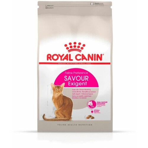 Корм сухой Royal Canin SAVOUR EXIGENT Питание для кошек в возрасте от 1 года до 12 лет, особенно привередливых ко вкусу продукта, 4кг