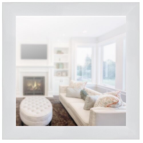 Зеркало в широкой раме 30 x 30 см, модель P030140