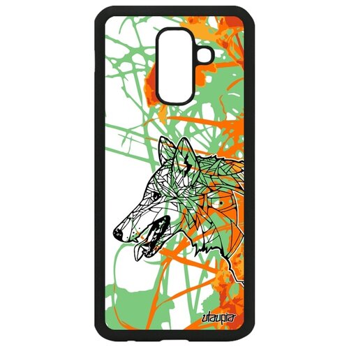фото Чехол для мобильного samsung galaxy a6 plus 2018, "волк" хаски wolf utaupia
