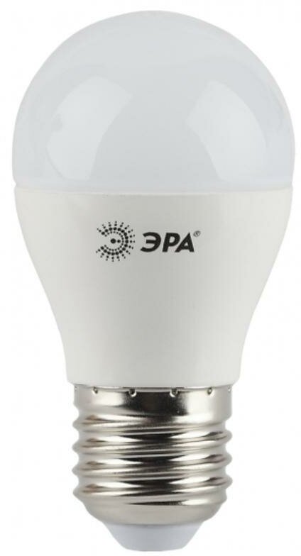 Лампа светодиодная ЭРА Б0020554, E27, P45, 7 Вт, 4000 К - фотография № 14