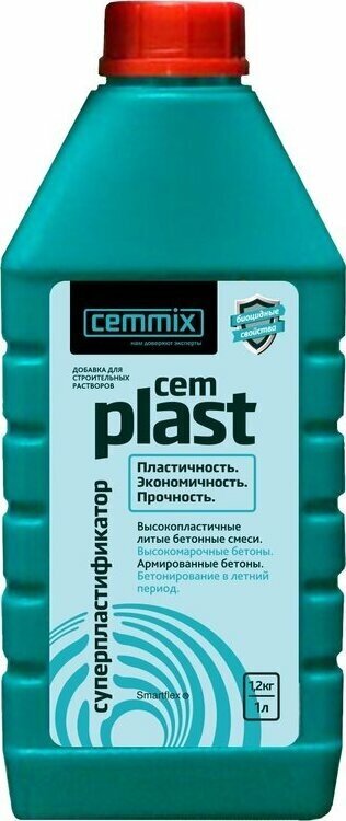Супер-пластификатор CemPlast 1 литр