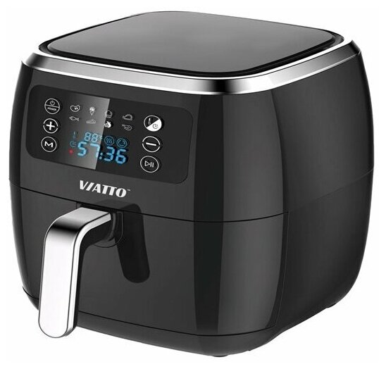 Аэрофритюрница Viatto VA-AF677 электрическая / аэрогриль со съемной чашей для картошки фри / фритюрница без масла