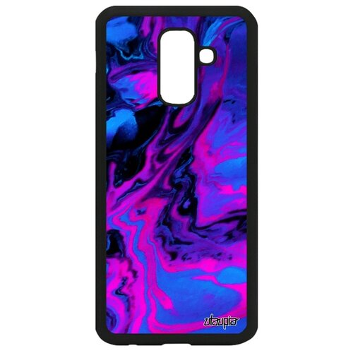 фото Чехол на мобильный galaxy a6 plus 2018, "волны" абстрактный впечатление utaupia