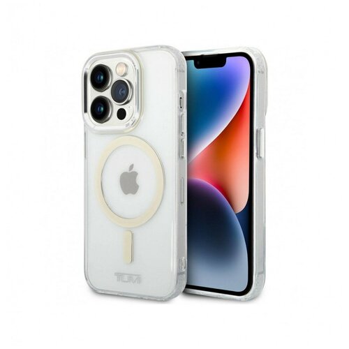 Чехол TUMI PC/TPU Hard (MagSafe) для iPhone 14 Pro, цвет Прозрачный (TUHMP14LUTT)