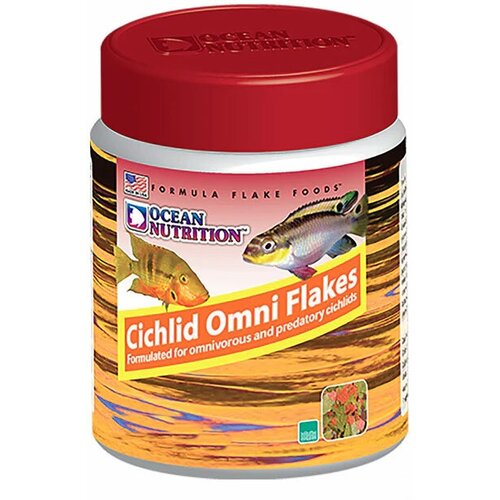 Корм для цихлид, Ocean Nutrition Cichlid Omni Flake, хлопья, 156гр