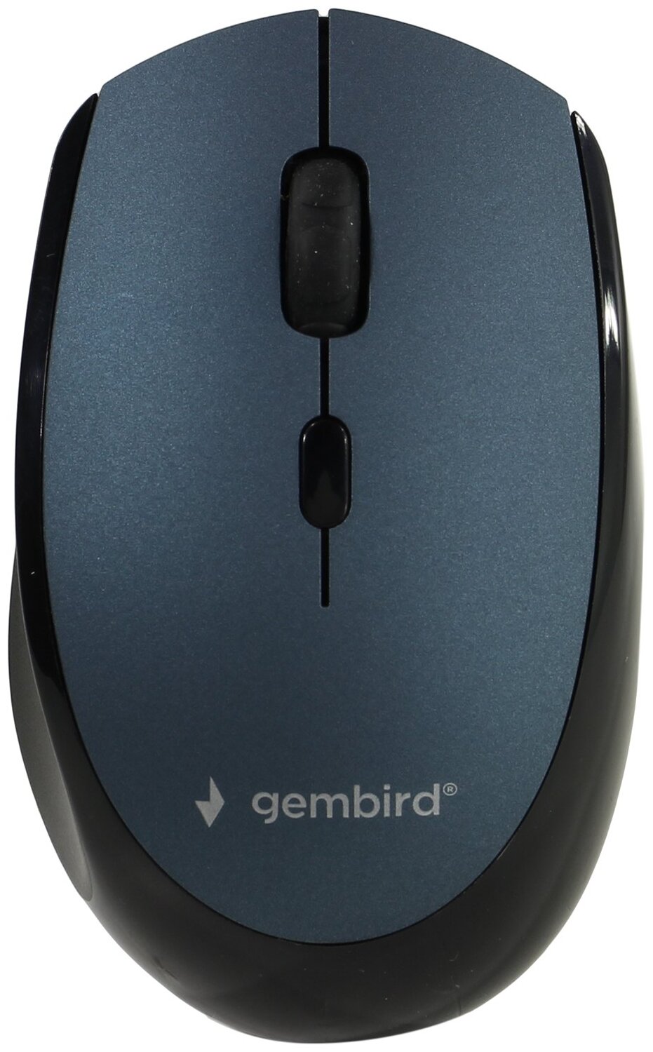 Gembird MUSW-354-B {Мышь беспроводная, синий, бесш.клик, soft touch, 3кн.+колесо-кнопка, 2400DPI, 2,4ГГц} - фото №1