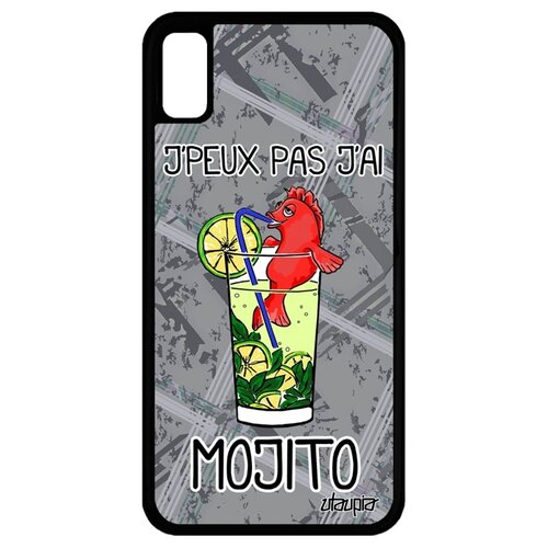 фото Чехол для телефонов iphone xr, "не могу - у меня мохито!" комикс коктейль utaupia