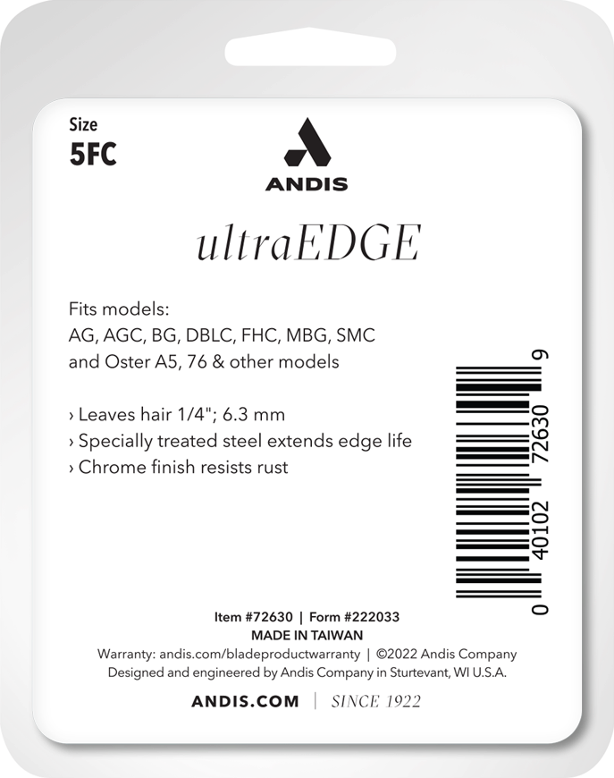 Нож Andis ULTRAEDGE 6.3 мм стандарт A5 - фотография № 3