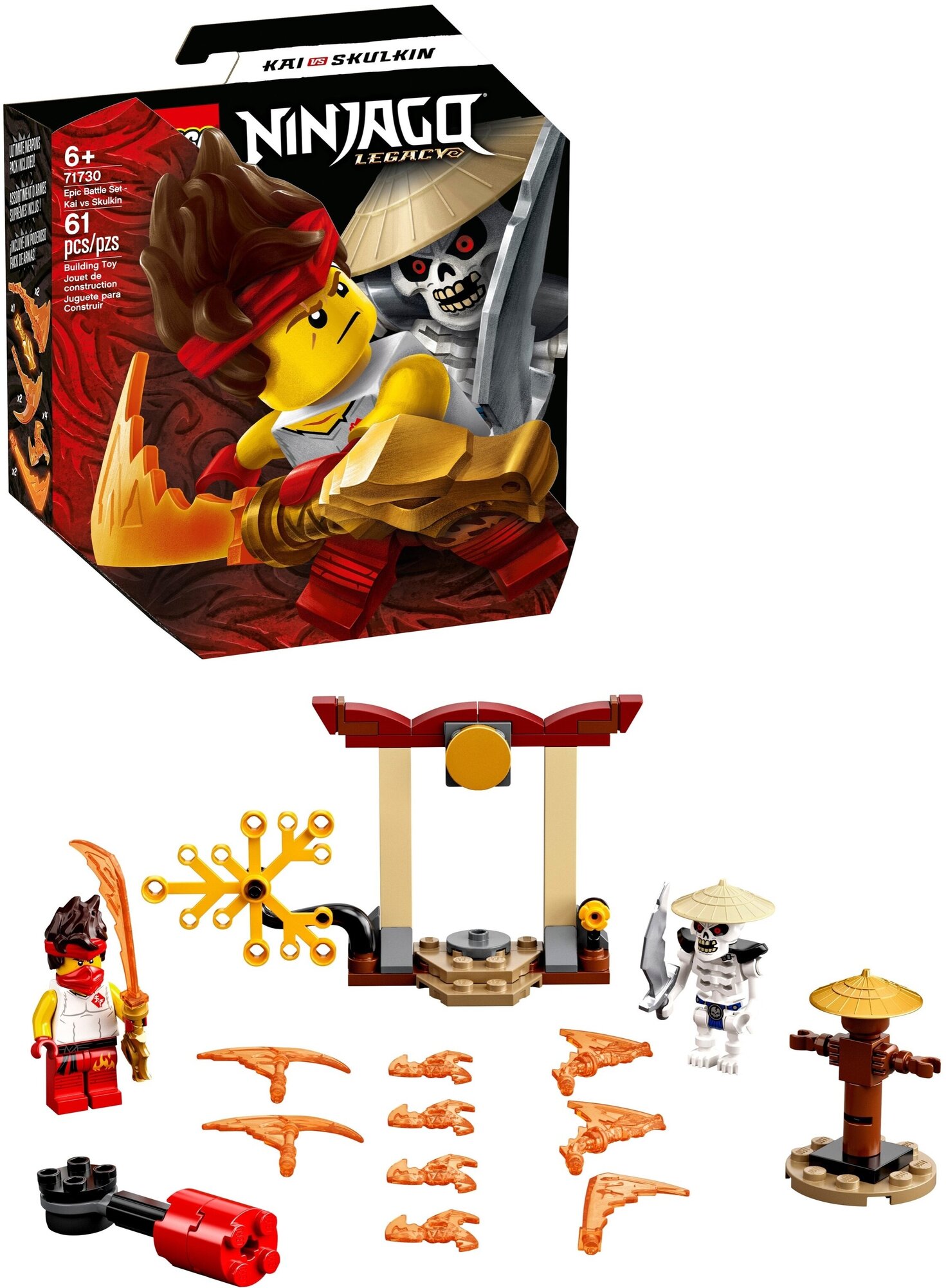 Конструктор LEGO Ninjago Легендарные битвы: Кай против Армии скелетов - фото №18
