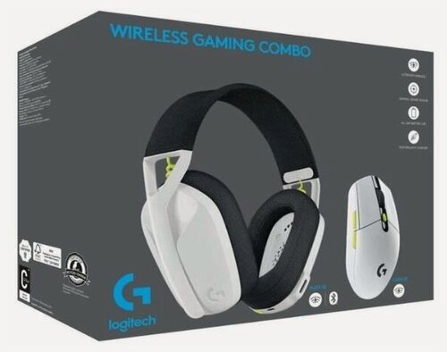Изображение товара Беспроводная компьютерная гарнитура Logitech G G435 + беспроводная мышь Logitech G304