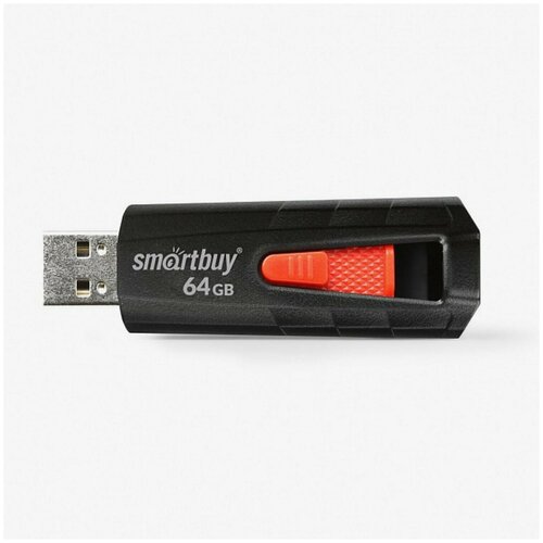 Флэш накопитель USB 64 Гб Smart Buy IRON, Чёрный