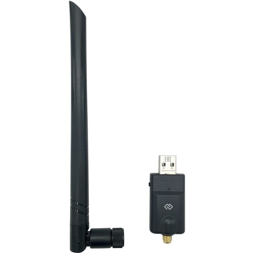 Сетевой адаптер DIGMA DWA-BT5-AC1300E, черный comfast cf 723b mini usb wifi adapter pc network lan card 802 11n wi fi dongle bluetooth 4 0 usb ethernet wifi receive