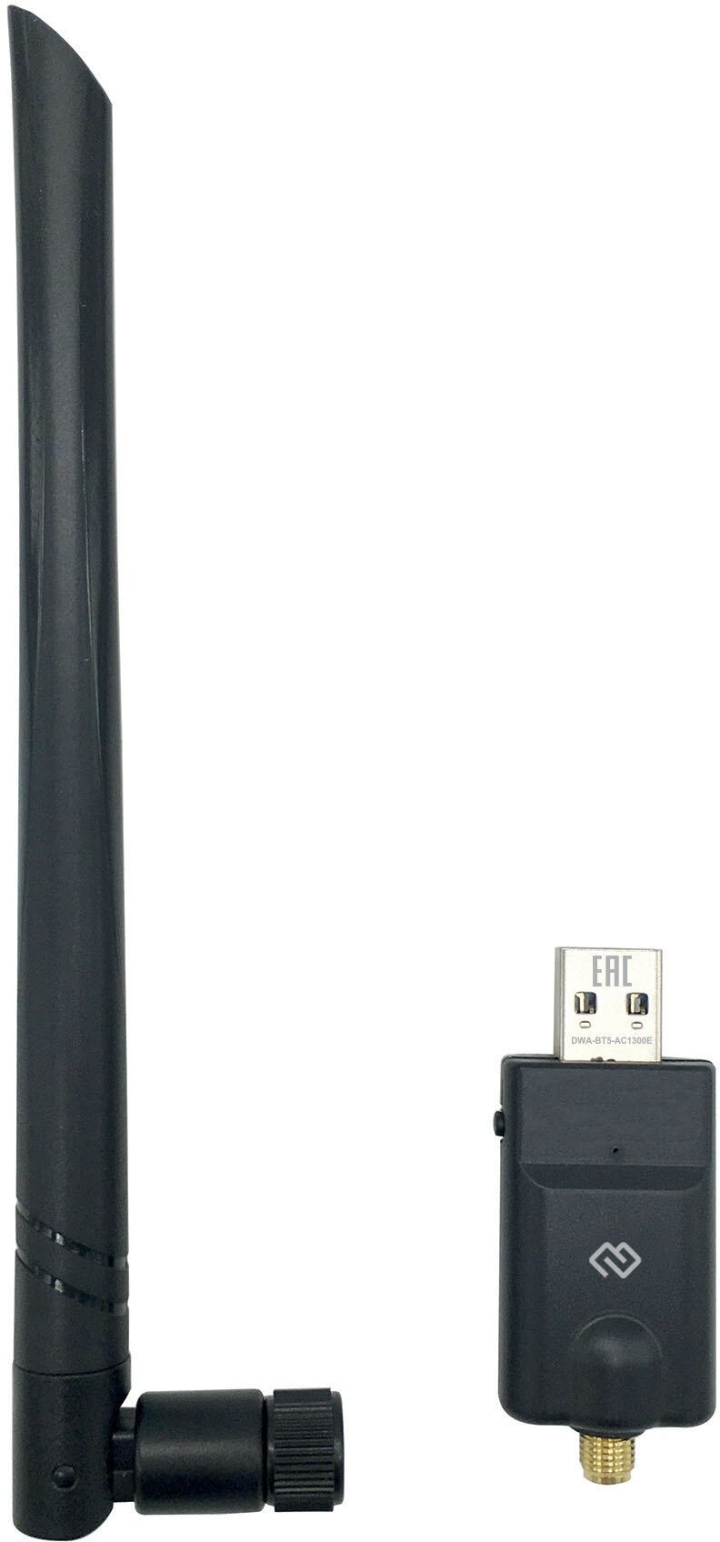 Сетевой адаптер WiFi + Bluetooth Digma USB 3.0 dwa-bt5-ac1300e