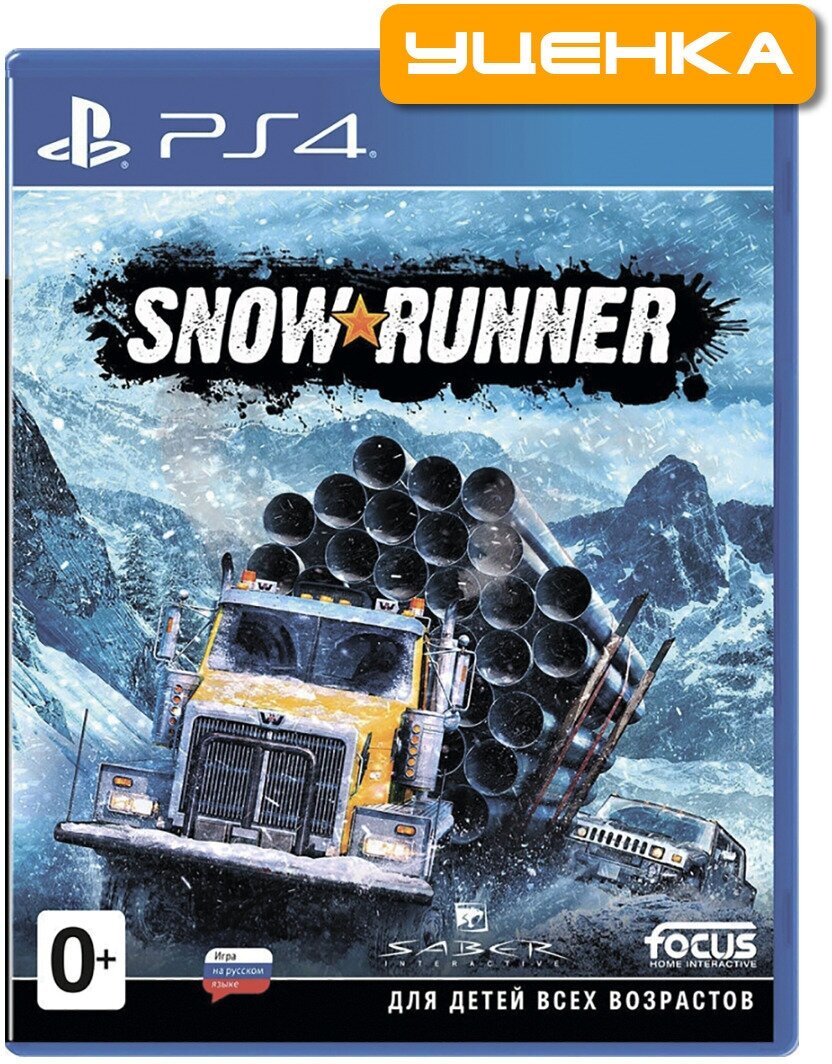 PS4 Snow Runner (русская версия).