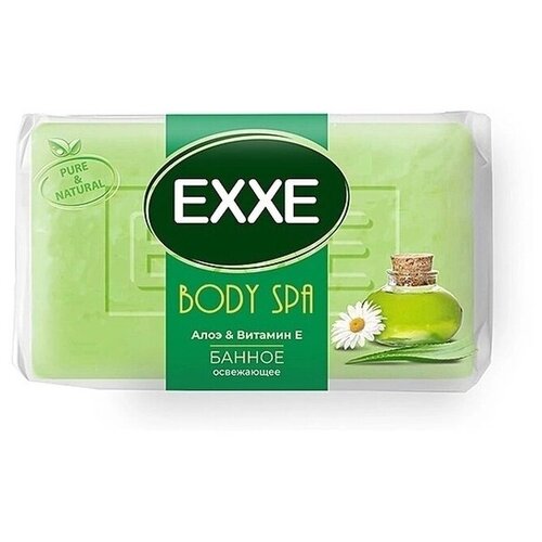 Туал.крем-мыло EXXE 160г BODI SPA банное Алое  & витам.Е(зеленое)