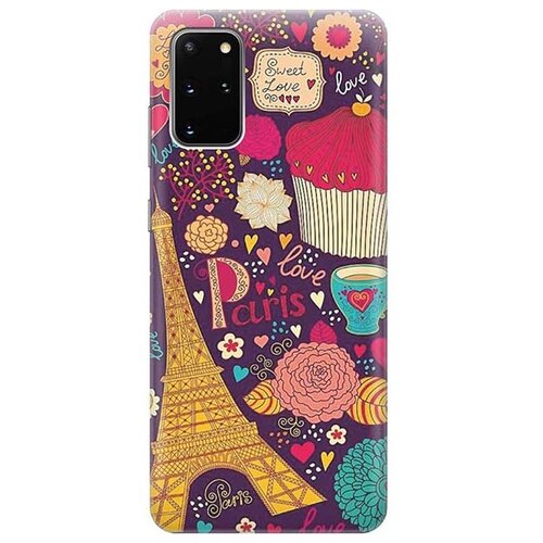 Чехол - накладка ArtColor для Samsung Galaxy S20+ с принтом Love in Paris чехол накладка artcolor для samsung galaxy a01 core с принтом love in paris