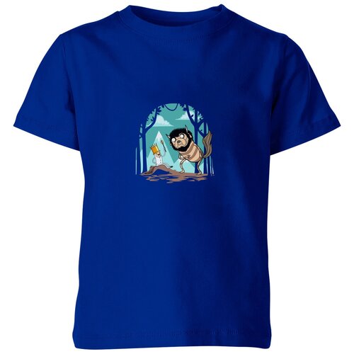 фото Детская футболка «adventure time» (140, синий) us basic