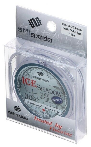 Леска "Shii Saido" Ice Shadow L-30 м d-0074 test-048 кг прозрачная/10/400/