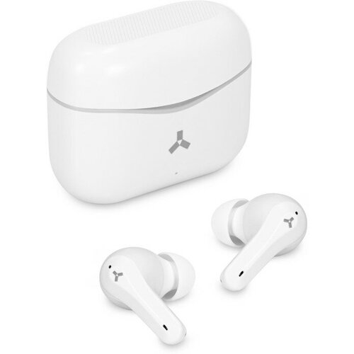 Наушники Accesstyle Tornado TWS беспроводные вакуумные до 6 часов Type-C белые 2322₽