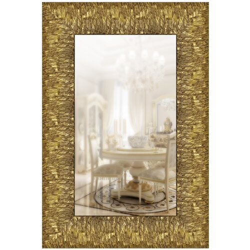 фото Зеркало в широкой раме 40 x 60 см, модель p080066 аурита
