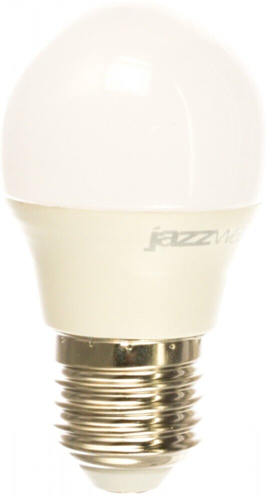 Лампа светодиодная PLED-ECO 5Вт G45 шар 4000К нейтр. бел. E27 400лм 220-240В JazzWay 1036988A - фотография № 7