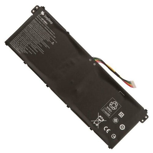 Аккумуляторная батарея для ноутбука Acer A315-51, A114-31, A314-21, A314-31, A515-51 (AP16M5J) ZeepDeep Energy 36Wh, 4660mAh, 7.7V аккумулятор для acer a315 51 a314 31 7 4v 4800mah p n ap16m5j 2icp4 80 104