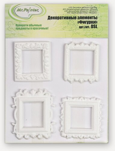 Изображение товара Mr.Painter Декоративные элементы Фигурки 01 Рамочки квадратные для интерьера