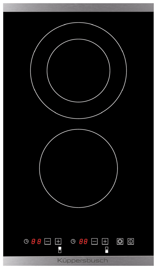 Электрическая варочная панель Kuppersbusch VKE 3300.0 SR, черный - фотография № 1