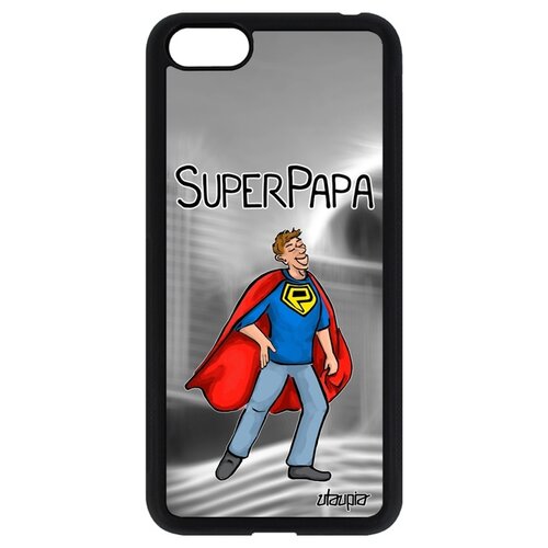 фото Чехол для смартфона huawei y5 2018, "суперпапа" веселый юмор utaupia