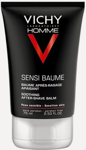 Изображение товара Бальзам после бритья Vichy Homme Sensi Baume смягчающий для чувствительной кожи, 75 мл