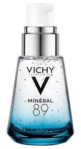 Гель-сыворотка ежедневный Vichy Mineral 89 для кожи, подверженной агрессивным внешним воздействиям, 30 мл