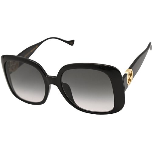 фото Солнцезащитные очки gucci, бабочка, оправа: пластик, для женщин, черный
