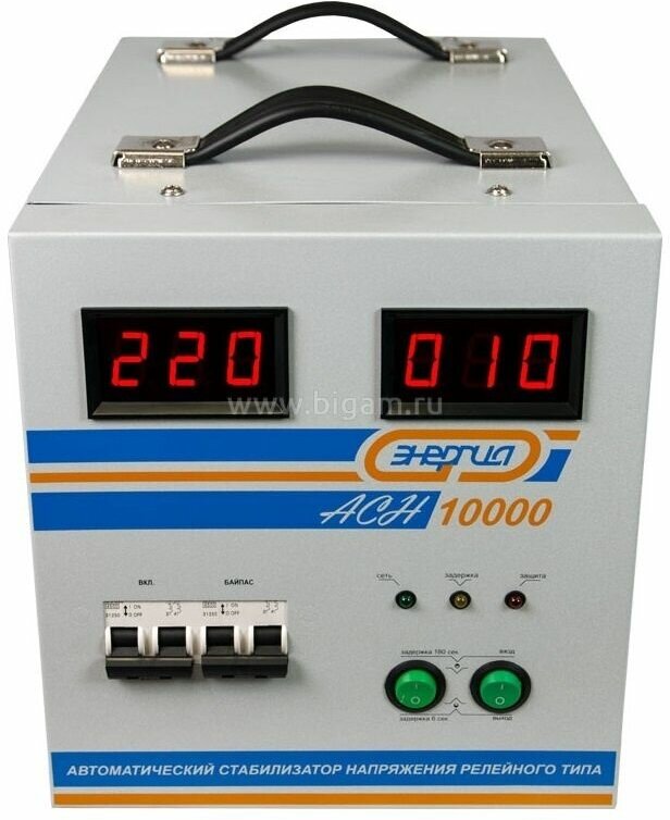Cтабилизатор с цифровым дисплеем Энергия АСН-10000 Е0101-0121 Энергия