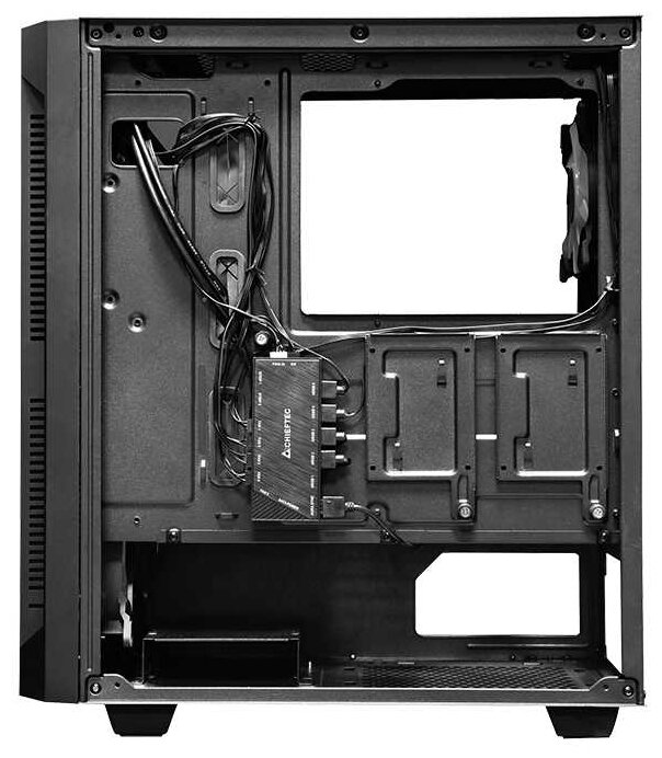 Корпус Chieftec Chieftec Hunter ATX Gaming case wGlass 4xRGB fan