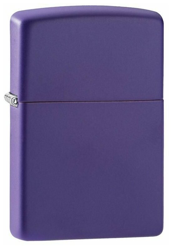 Оригинальная бензиновая зажигалка ZIPPO 237ZL ZIPPO Logo с покрытием Purple Matte