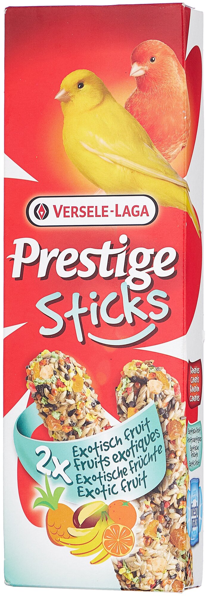 Versele-Laga Prestige палочки для канареек с экзотическими фруктами 2*30 г