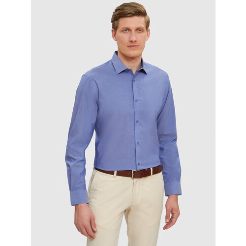 фото Рубашка kanzler, размер 39, голубой