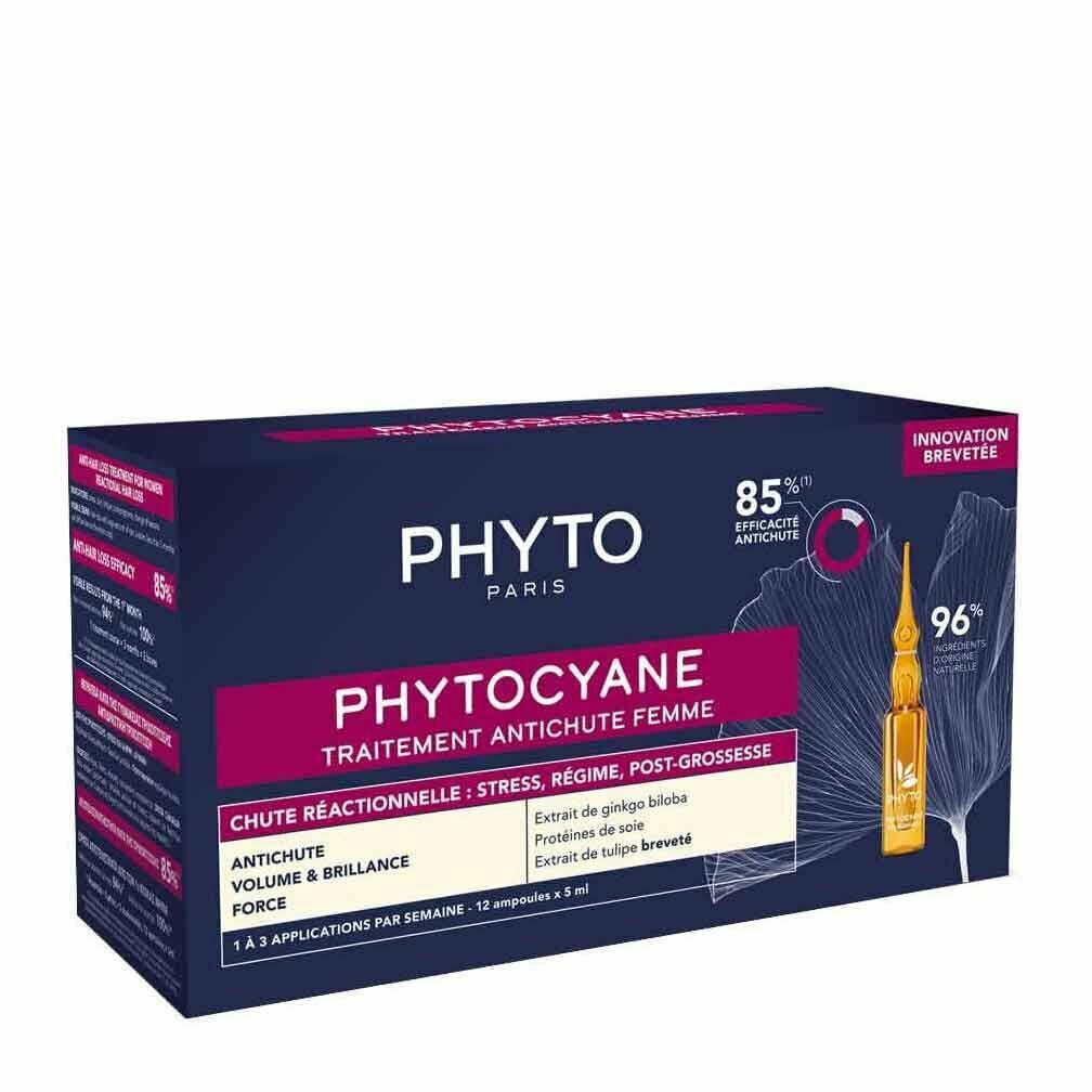 Cыворотка против выпадения волос для женщин в ампулах Phytosolba 12 х 5 мл - фото №7