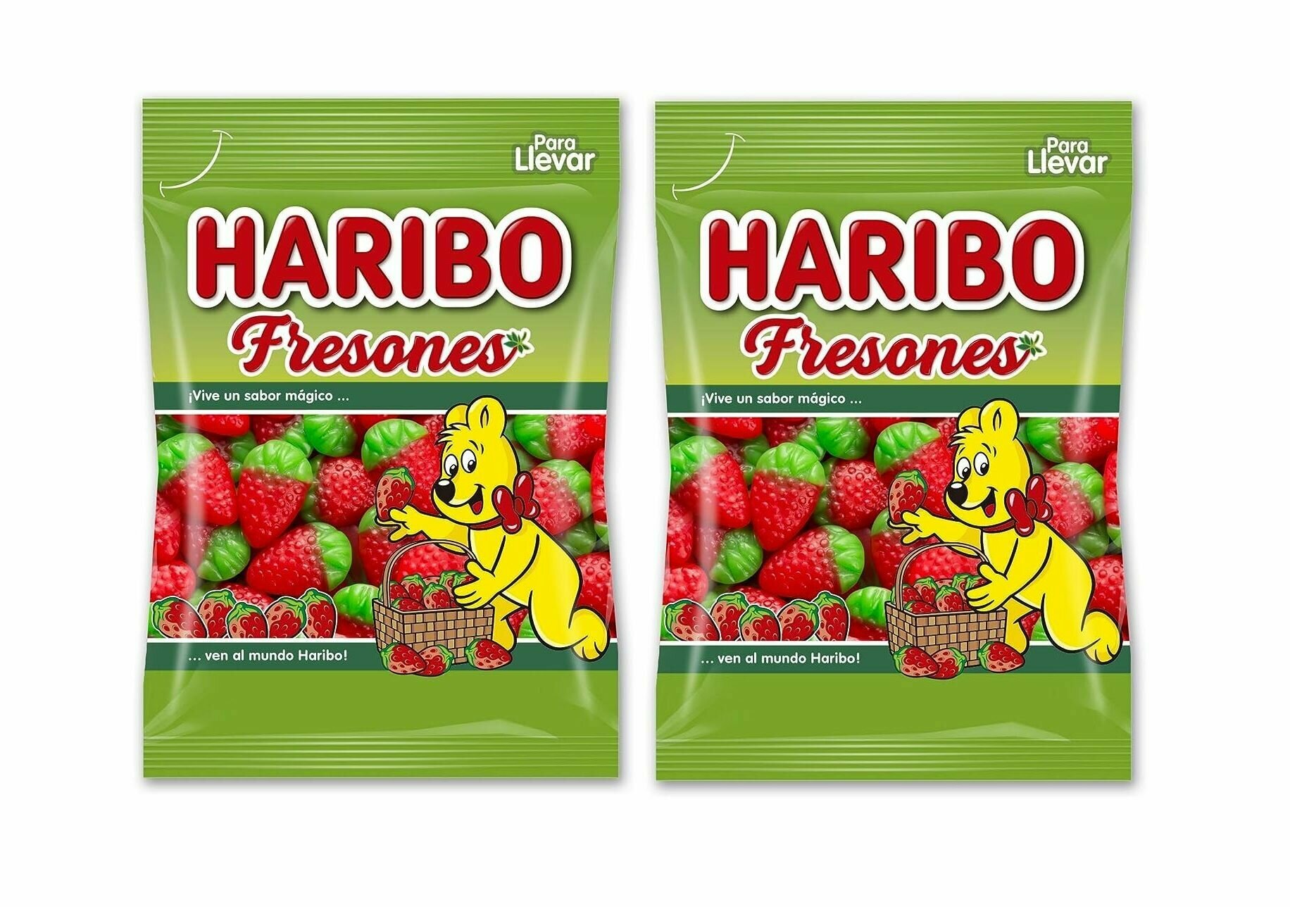 Мармелад жевательный Haribo Strawberry / Fresones / Харибо Клубника 2 шт по 100 гр. (Испания)