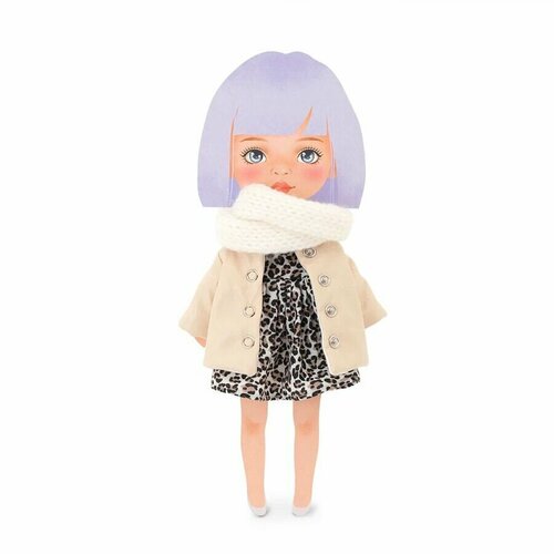 ORANGE TOYS Sweet Sisters Набор одежды: Кожаный пуховик Европейская зима S12 бежевый