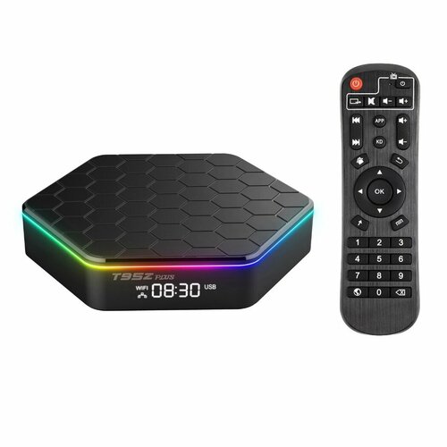 Смарт ТВ приставка T95Z Plus 432GB Allwinner H618 Android 120 Wi-Fi 245GHz AV1 Smart TV Box 6K UHD Андроид ТВ бокс Медиаплеер 467000₽