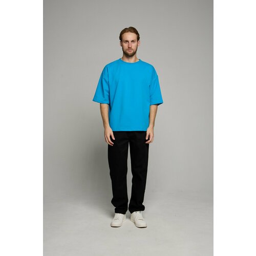 фото Футболка магазин толстовок, размер s-46-unisex-(мужской), бирюзовый