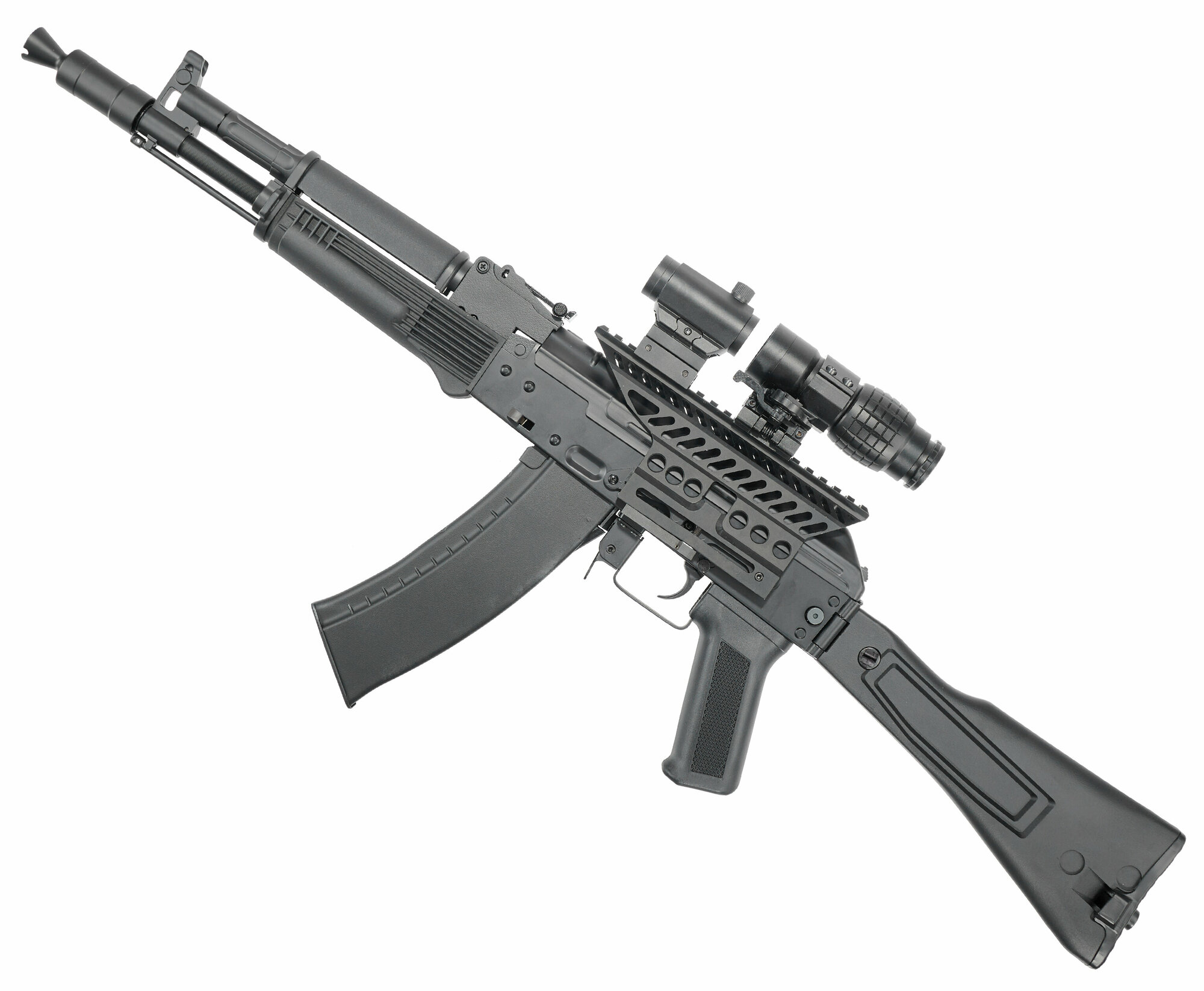 Страйкбольный автомат Cyma АК-105 CM047D (6.05 мм, Ласточкин хвост, Калашников)