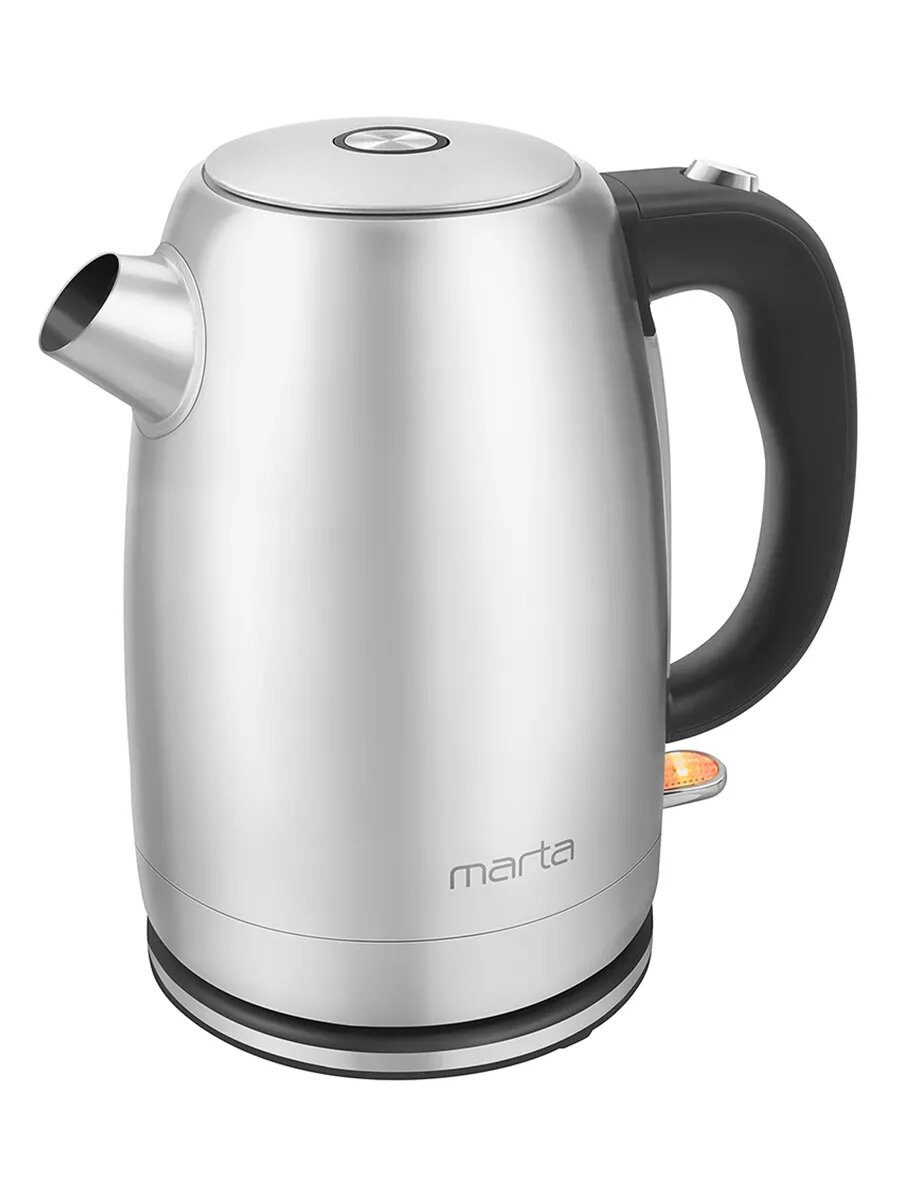 Электрический чайник MARTA MT-4559 черный жемчуг металлический 1.7 л